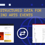 A web page for an event at the National Arts Centre and the structured data describing this event.