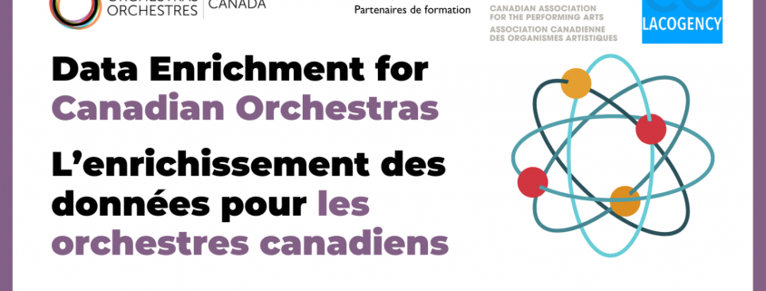 Bannière pour l'atelier L'enrichissement des données pour les orchestres canadiens